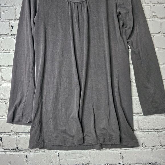 Patagonia Organic Cotton Blend Gray Cowl Neck Long Sleeve Tunic Top Size Medium - Picture 4 of 11